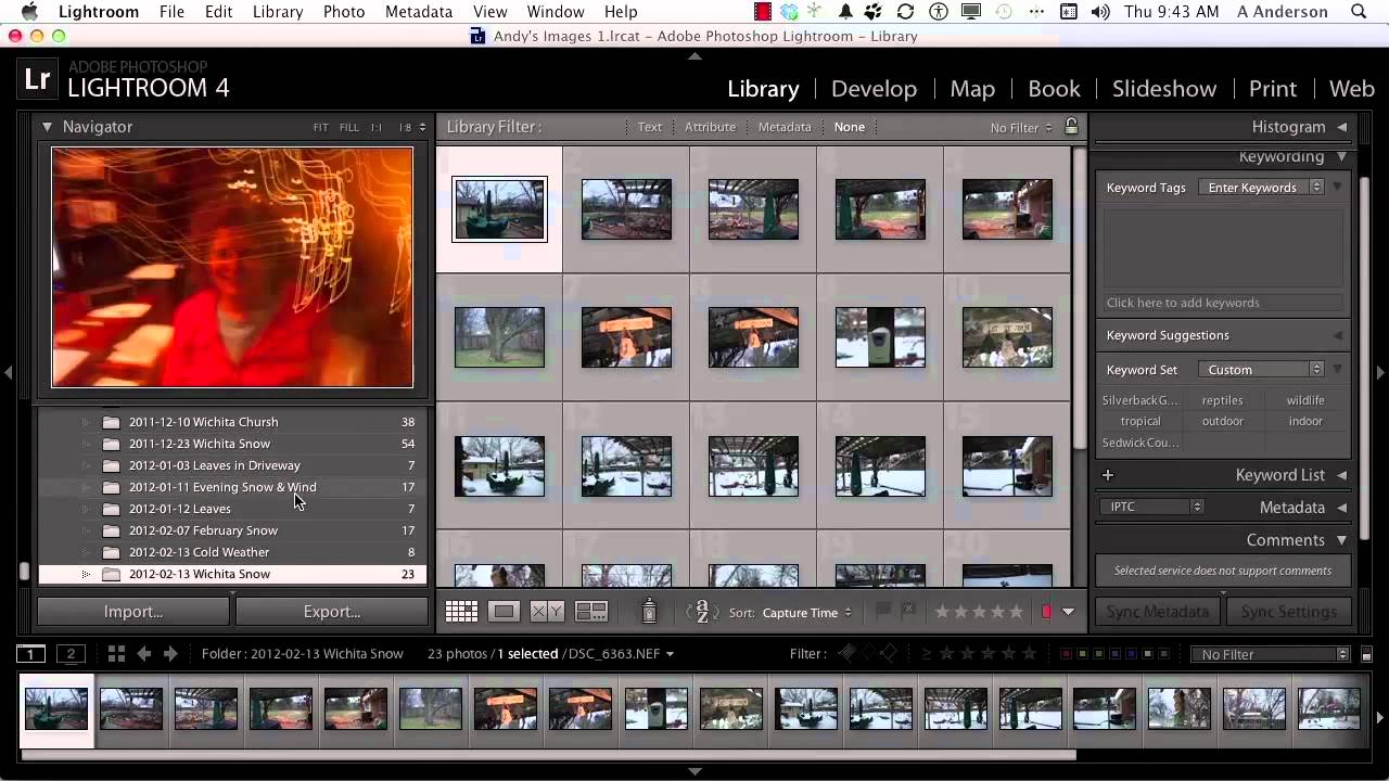 Adobe Photoshop Lightroom Software