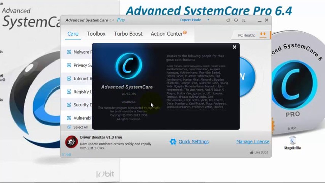 Advanced SystemCare Pro Free Full Version