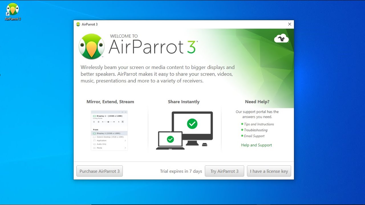 Air Parrot Free Full Version